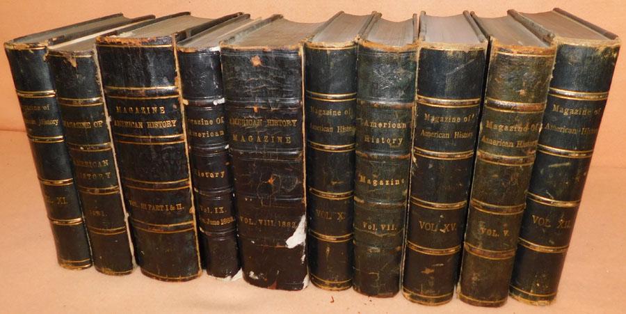 Lot 10 1/4 Leather Bound Books On American History (1 of 4)