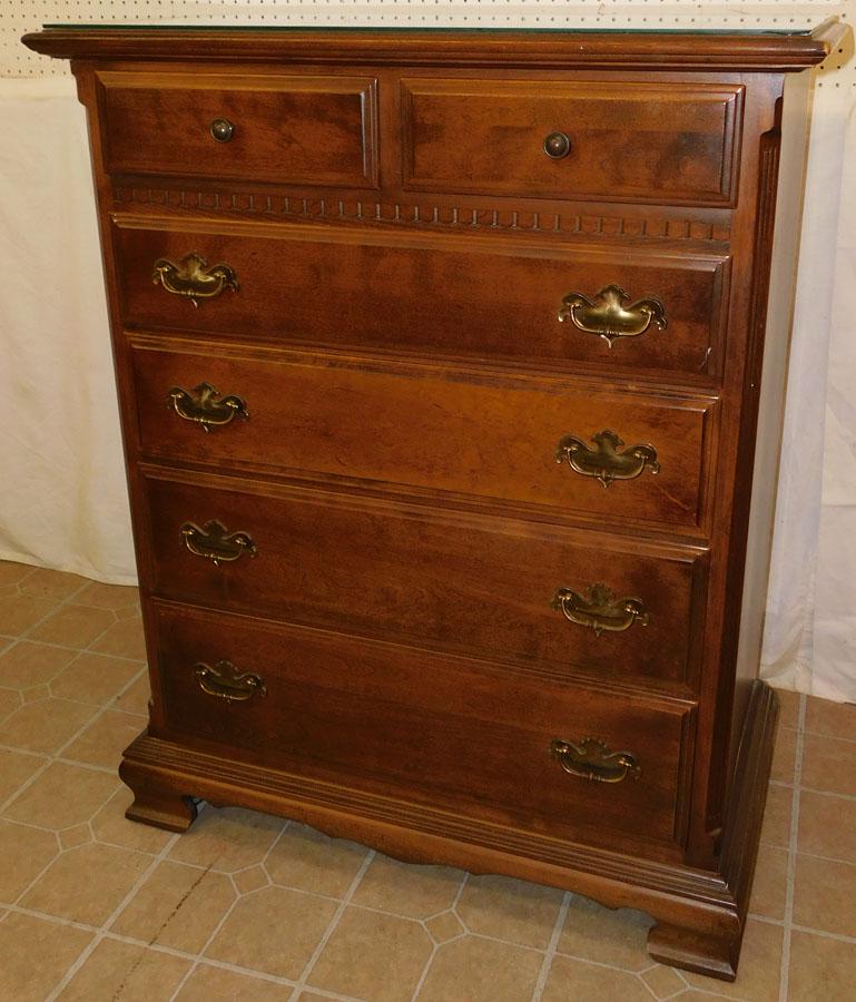 Cherry 2/4 Drawer Chest by Ethan Allen: Cherry 2/4 Drawer Chest by Ethan Allen. 38" W 20" D 47 1/2" H