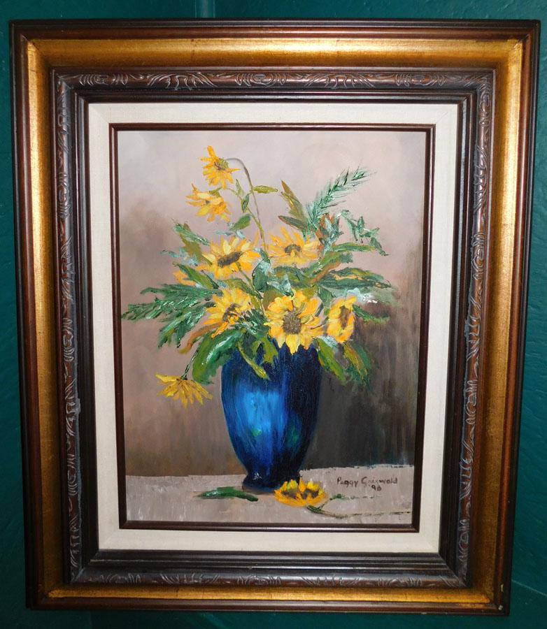 OOC Still Life By Peggy Griswold: OOC Still Life By Peggy Griswold. 20" X 23 3/4"