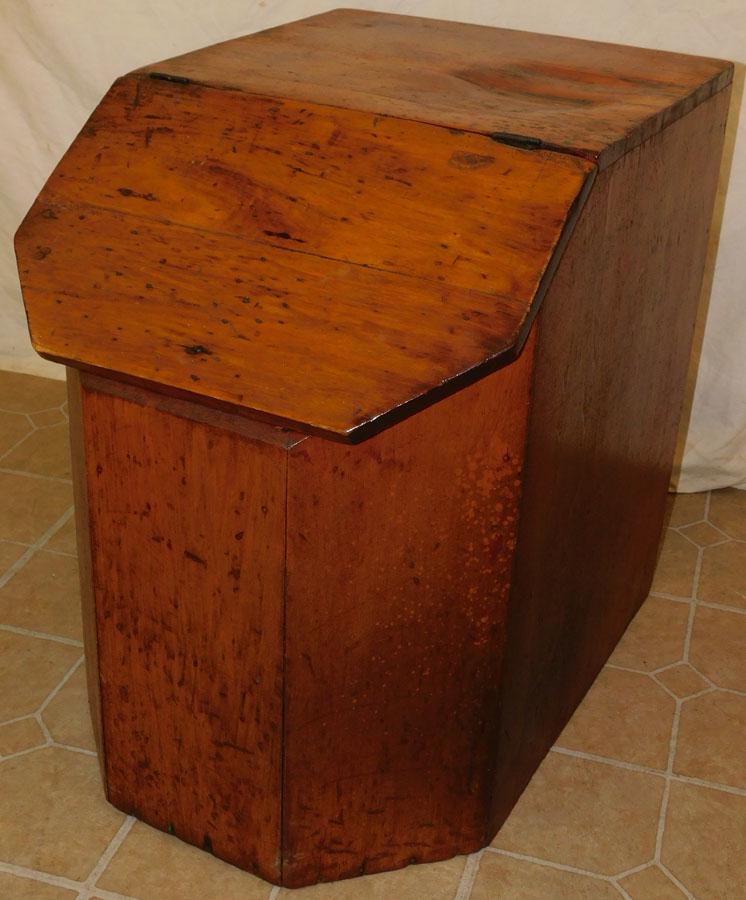 19th C Primitive Pine Grain Bin (1 of 4)