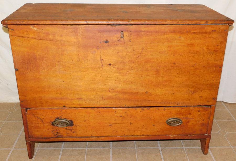 Primitive New England Pine Mule Chest (1 of 8)