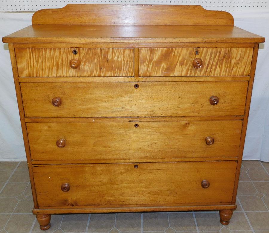Bleached Walnut & Tiger Cherry 2/3 Dr Chest (1 of 5)