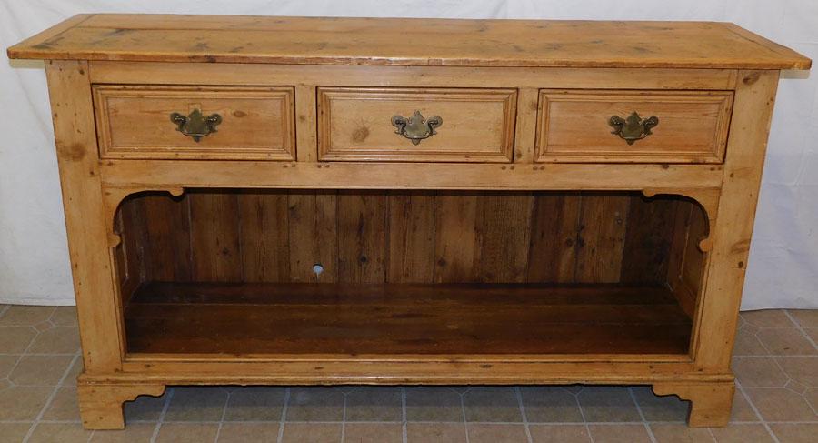 English Pine Dresser Base (1 of 6)