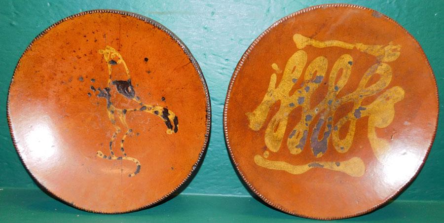 2 19th C Redware Bowls (1 of 4)