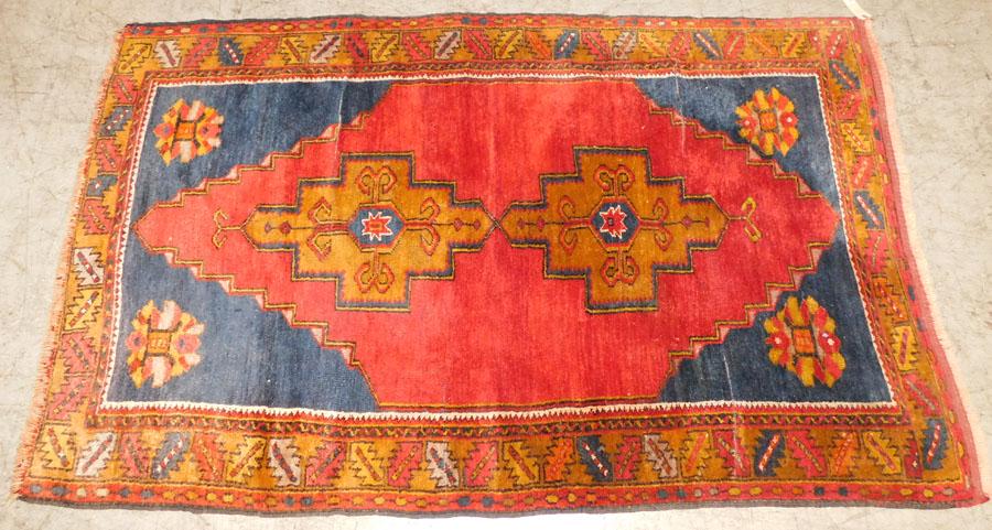 3' 10" X 6' 3" Handmade Oriental Rug (1 of 3)
