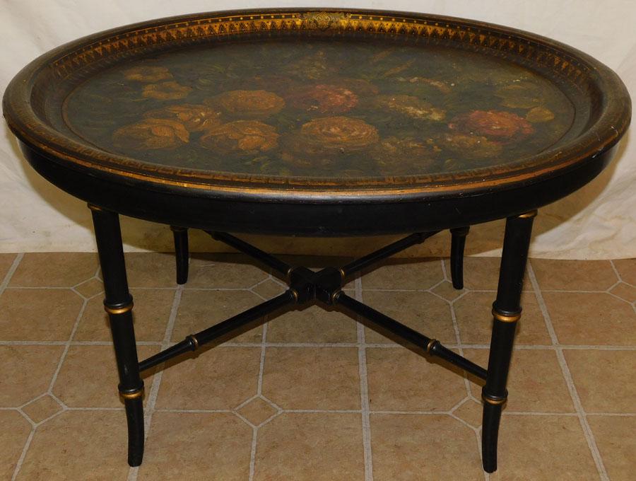 HP Paper Mache Tray On Bamboo Stand (1 of 5)