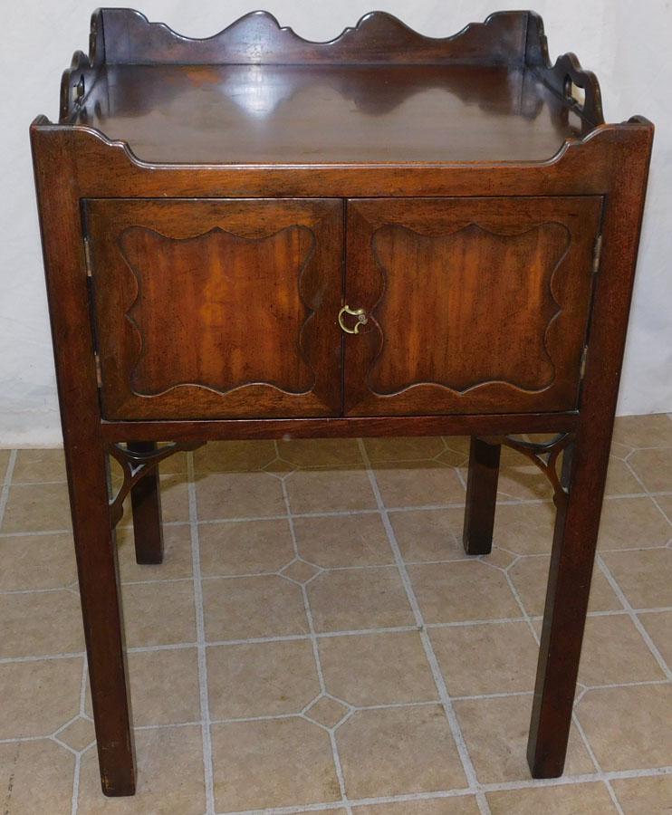 Mahogany Wash Stand By Kittinger: Mahogany Wash Stand By Kittinger . 21" W 19 1/2" D 30" H