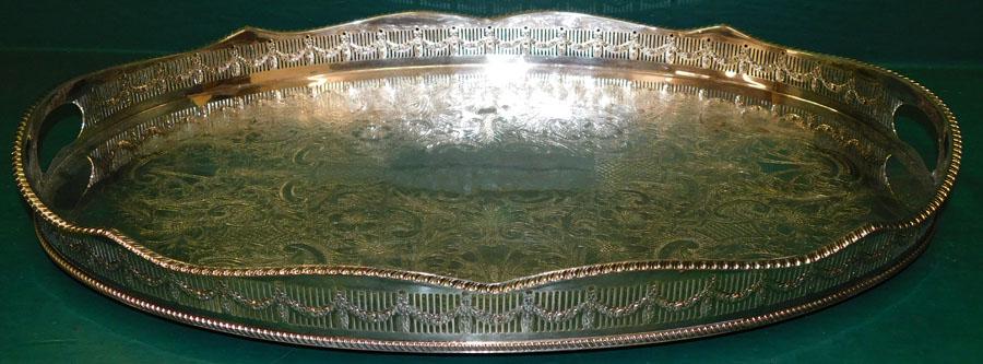 Sheffield Sp Oval Gallery Tray (1 of 4)