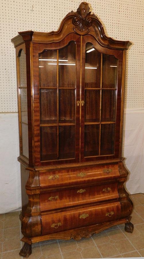 Bombay Walnut China Cabinet (1 of 7)
