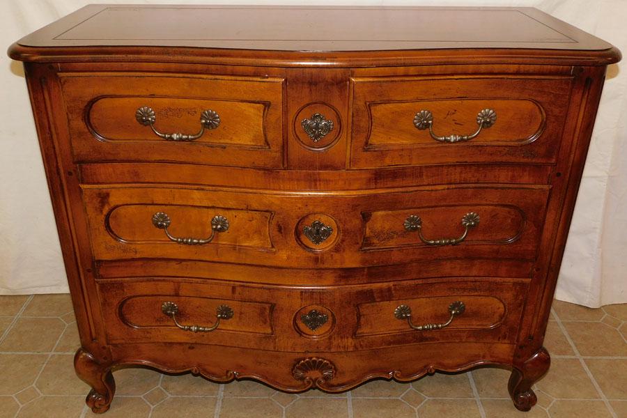 Walnut 2/3 Drawer Commode By Henredon (1 of 8)