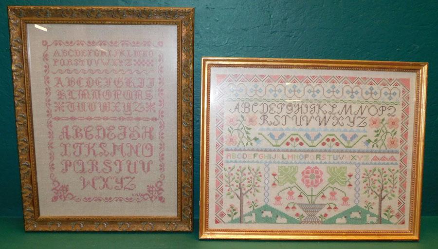 2 Framed Samplers (1 of 4)