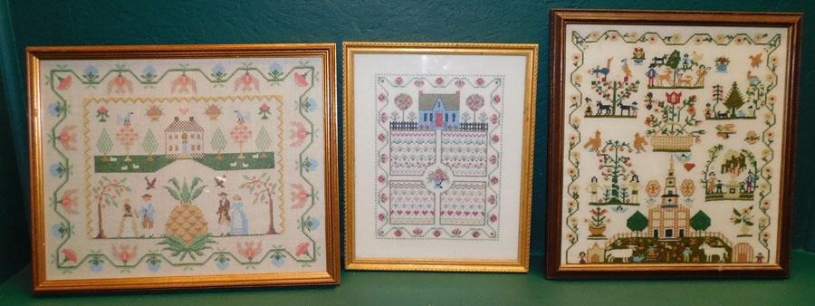Three Framed Samplers (1 of 5)