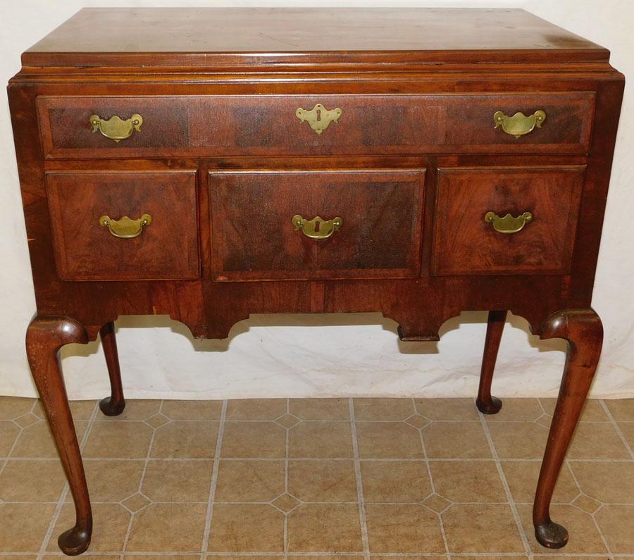 19th C Walnut Queen Anne Highboy Base (1 of 6)