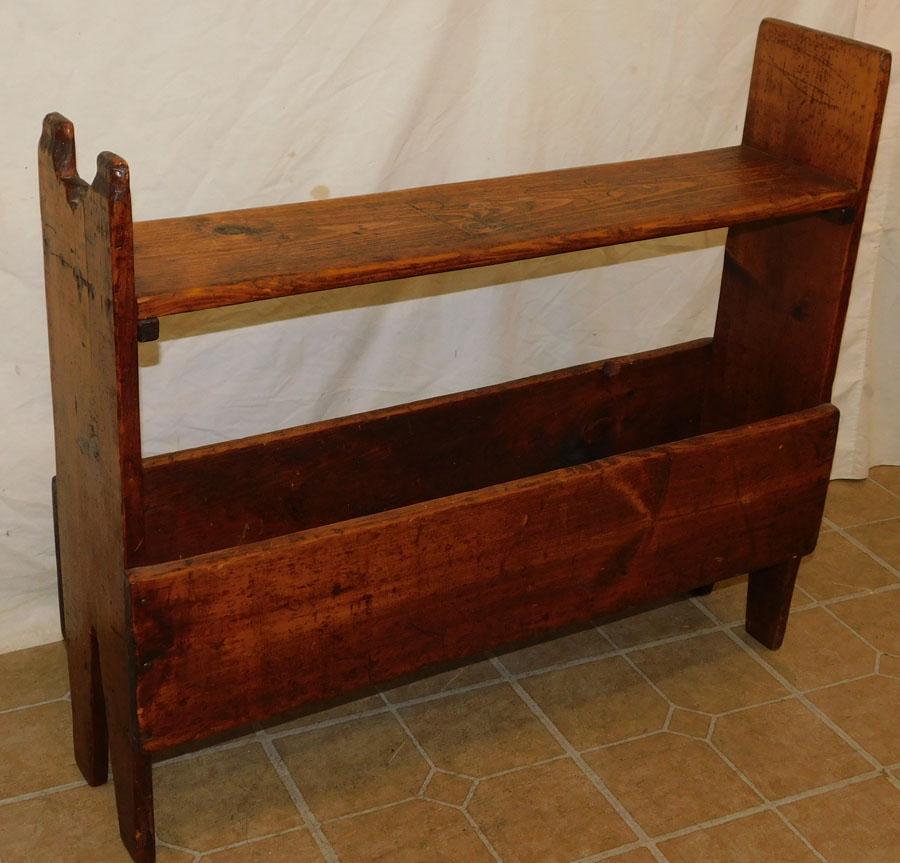Antique Primitive Pine Bench: Antique Primitive Pine Bench. 33" W 9 1/4" D 29" H