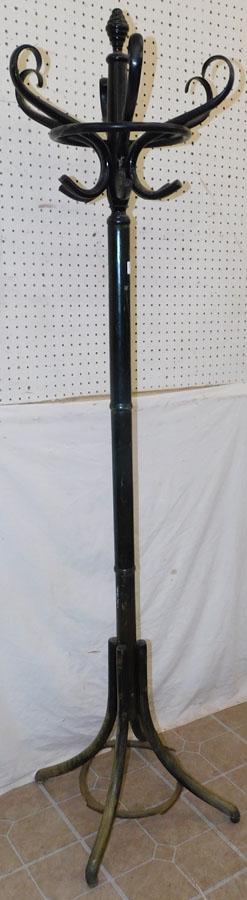 Bent Wood Coat Rack: Bent Wood Coat Rack. 75 1/4" H