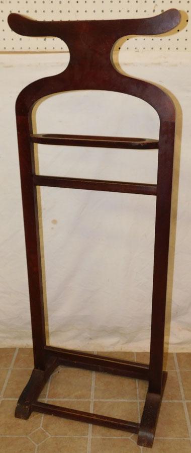 Mahogany Gents Valet: Mahogany Gents Valet. 46" H