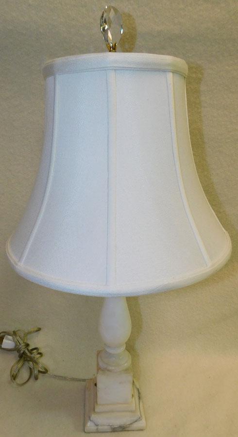 Alabaster Lamp: Alabaster Lamp.