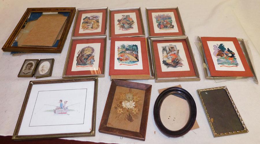 Lot Of Picture Frames: Lot Of Picture Frames .
