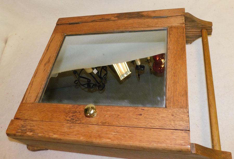 Oak Medicine Cabinet: Oak Medicine Cabinet.