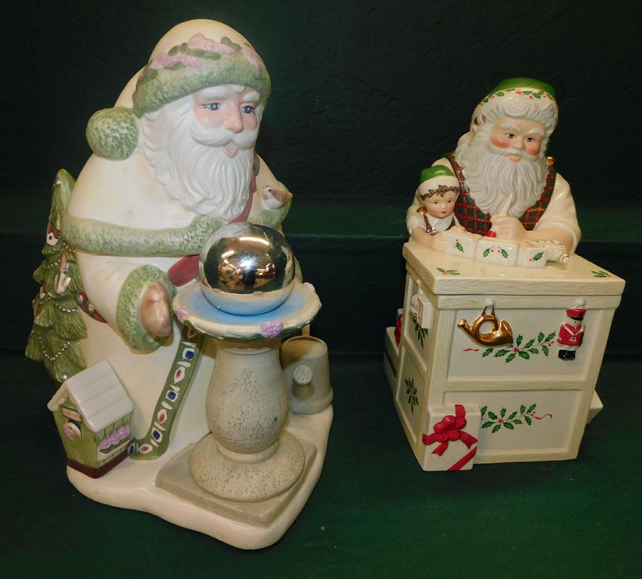 Lenox Cookie Jar & Contemporary Christmas Cookie Jar: Lenox Cookie Jar & Contemporary Christmas Cookie Jar.