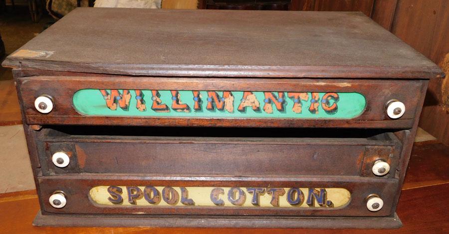 Antique Walnut Spool Cabinet (Needs Restoration): Antique Walnut Spool Cabinet (Needs Restoration). 21 3/4" W 13 1/2" D 10" H