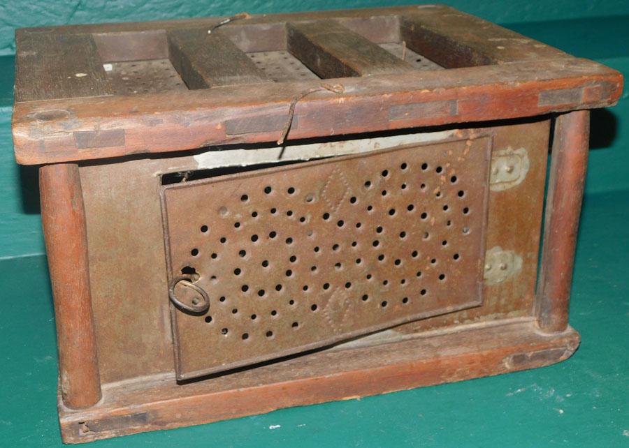 Burch Tin Punch Cricket Box: Burch Tin Punch Cricket Box. 15 1/2" W 12" D 9" H