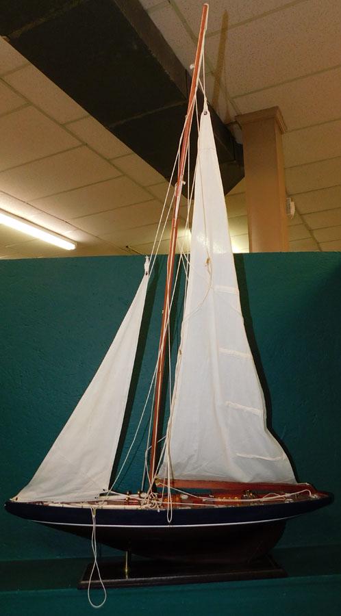 Painted Wood Ships Model (1 of 4)