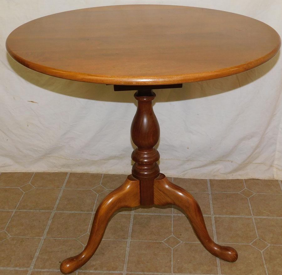 Walnut Bird Cage Tilt Top Tea Table By Sutters (1 of 4)