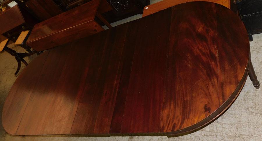 Antique Mahog Carved Pedestal Dining Table (1 of 5)