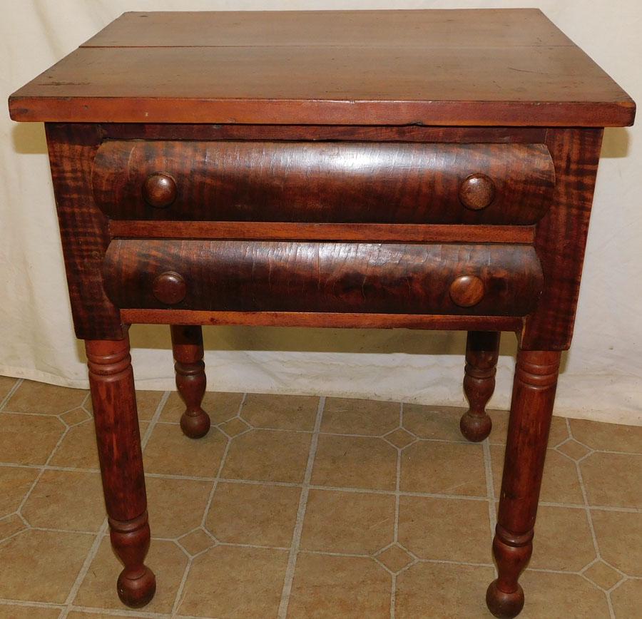 Antique Cherry 2 Drawer Night Stand (1 of 6)