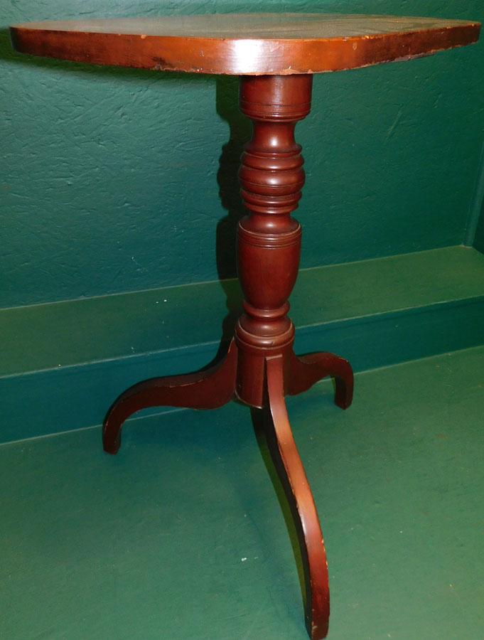 19th Century Cherry Candlestand (1 of 4)