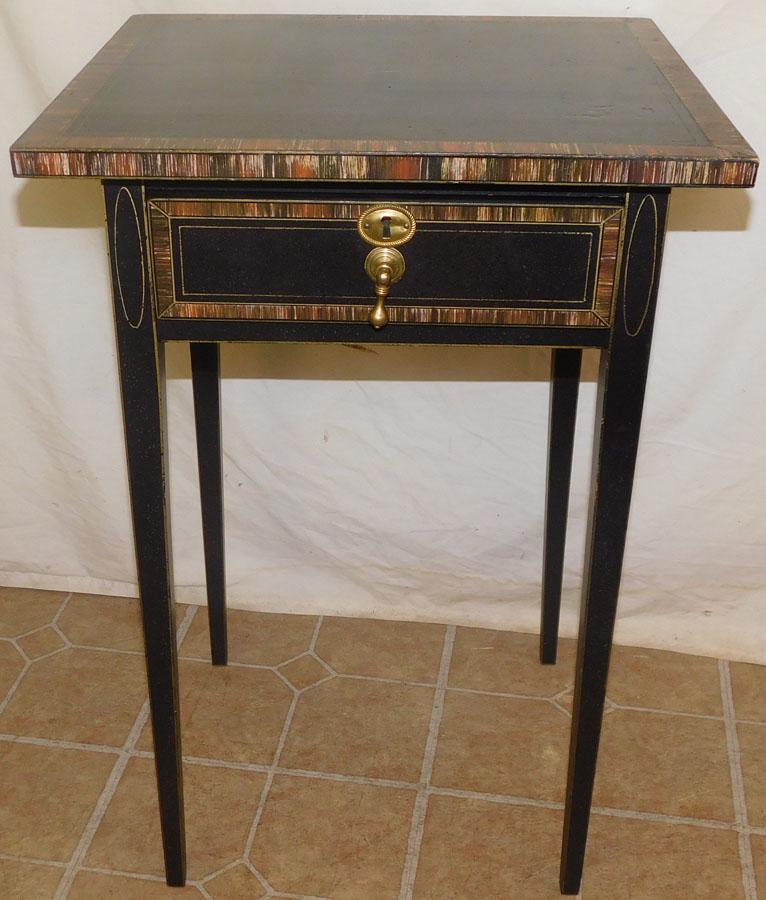 Modern Painted One Drawer Table (1 of 4)