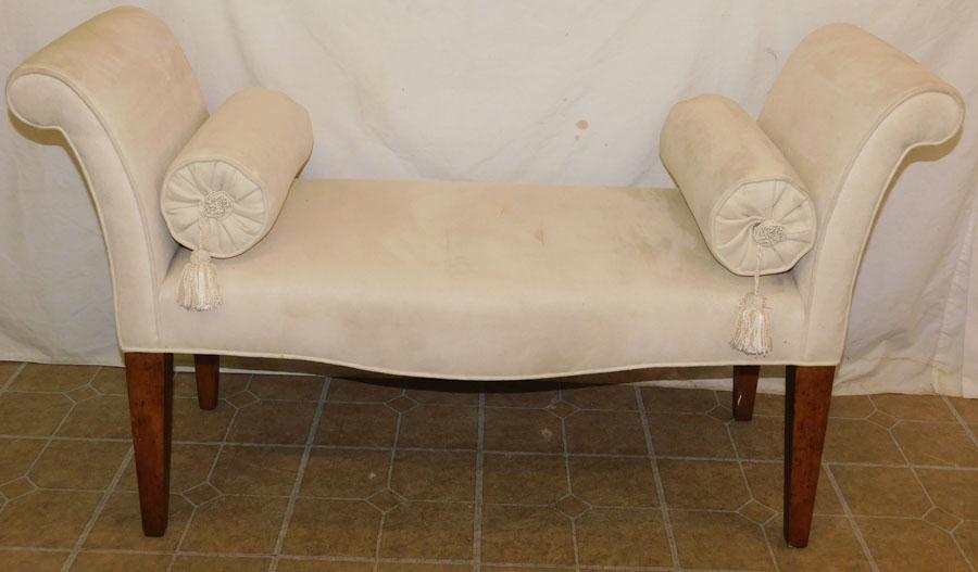 Cherry Suede Uph Window Bench By Hickory Chair (1 of 4)