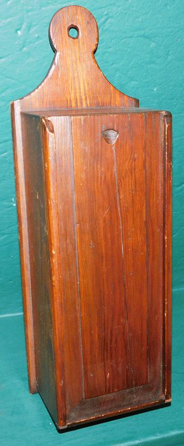 Antique Heart Pine Candle Box (1 of 3)