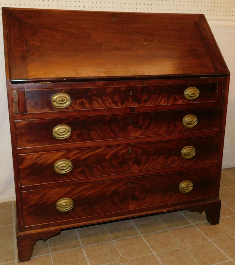 19th C Cherry Slant Front Desk (1 of 6)