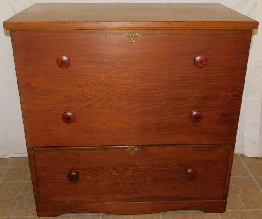 19th C Pine Grain Bin (1 of 5)