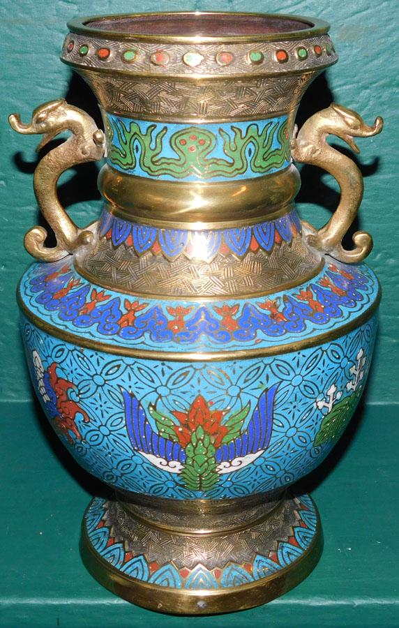 Antique Champleve Vase (1 of 3)