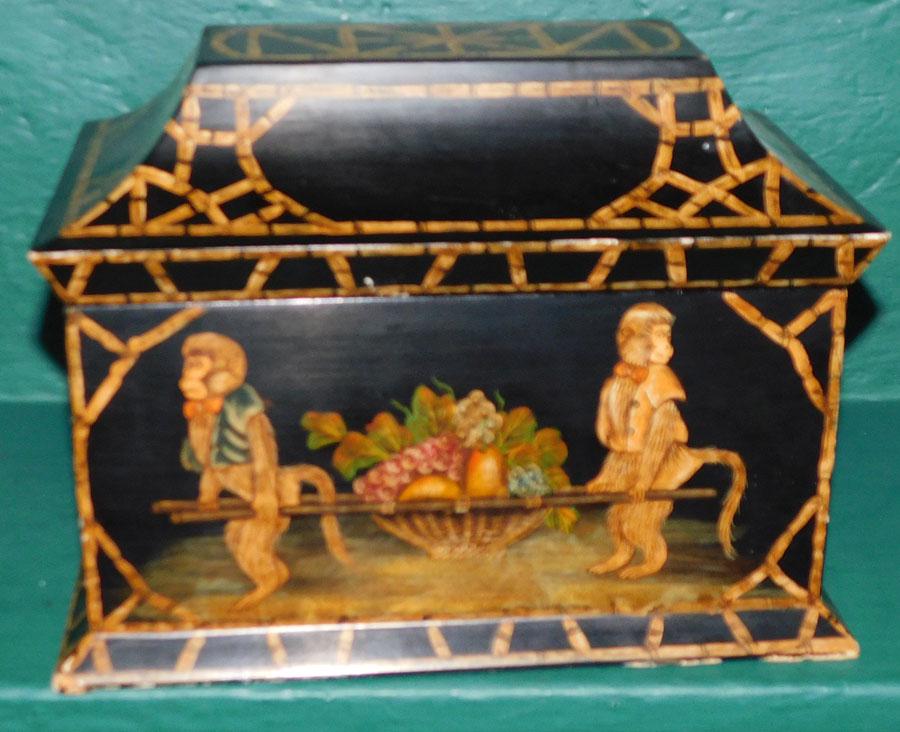 Contemporary Black Lacquered Dresser Box (1 of 4)