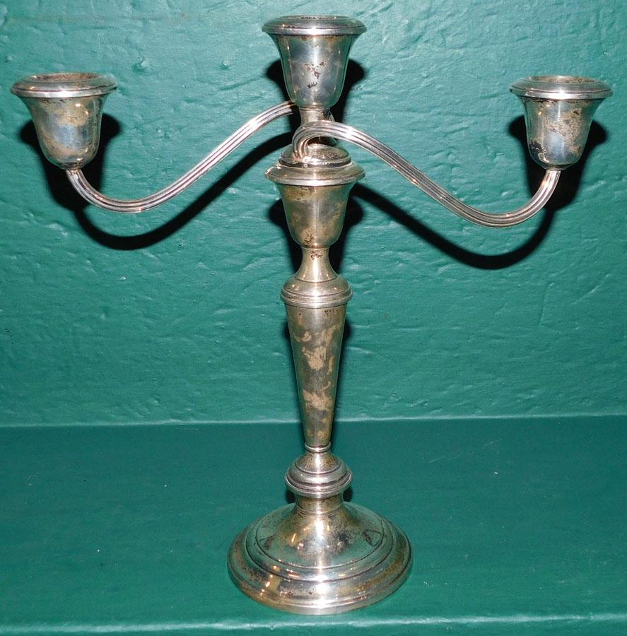 Gorham Sterling Weighted Candelabra (1 of 3)