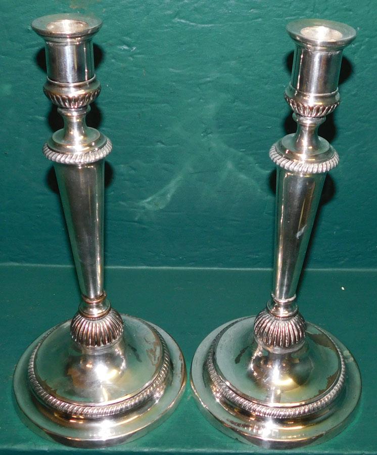 Pr 18th C  Sheffield Candlesticks By Matthew Boulton (1 of 3)