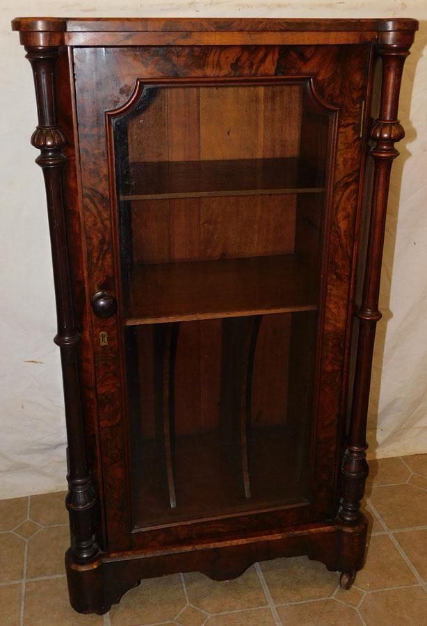 Victorian Burl Walnut Cabinet (1 of 5)