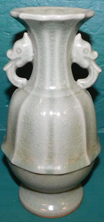 Oriental Celadon Vase (1 of 3)