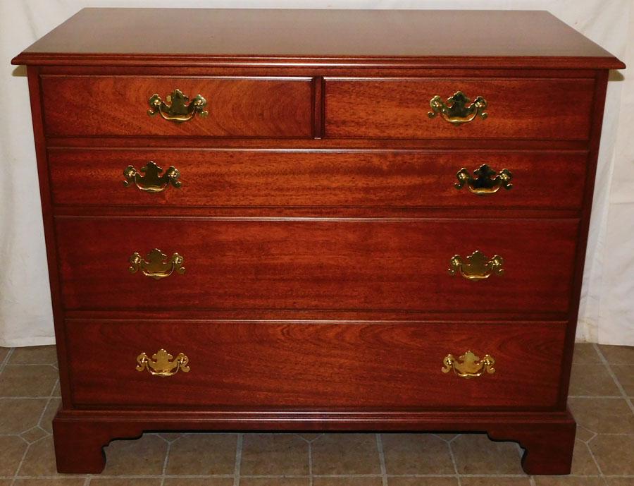 Mahogany 2/3 Drawer Chest by Henkel Harris (1 of 8)