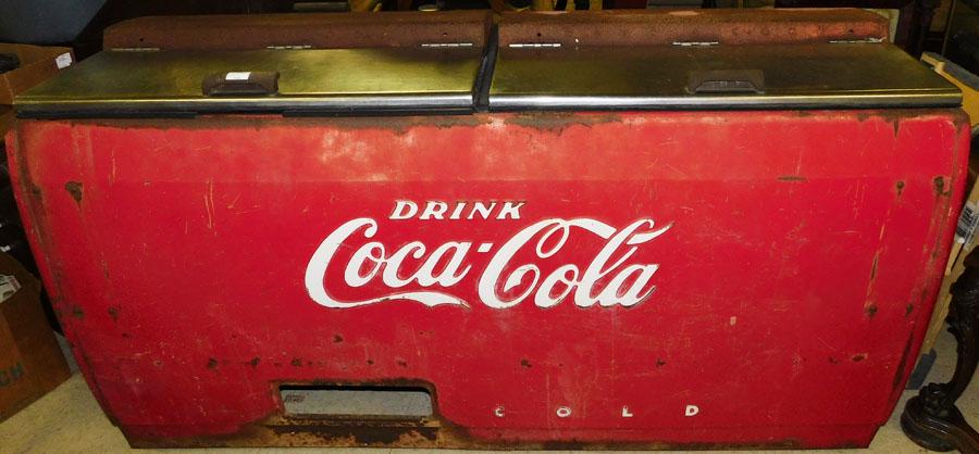 1950's-1960's Double Door Coca Cola Cooler (1 of 7)