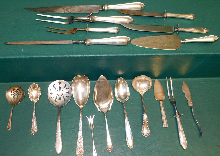 18 Pc Sterling Serving Flatware 17.52 Toz (1 of 7)