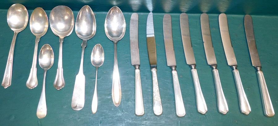 14 Pc Sterling Flatware 11.92 Toz (1 of 3)