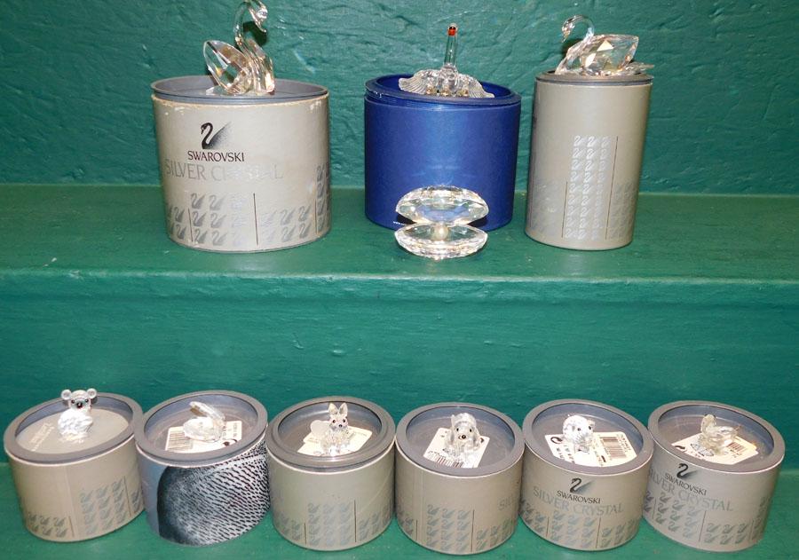 Lot of 10 Swarovski Crystal Figurines (1 of 11)