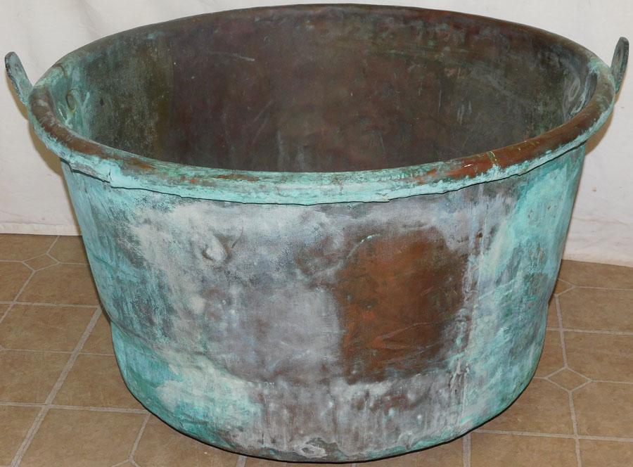 Huge Antique Copper Pot (1 of 5)