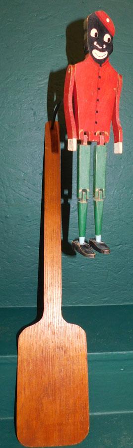 Wooden Jointed Black Americana Toy (1 of 1)