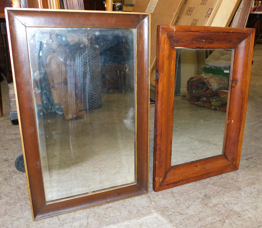 2 Antique OGEE Framed Mirrors: 2 Antique OGEE Framed Mirrors. Up to 18" W 27 3/4" H